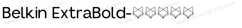 Belkin ExtraBold字体转换